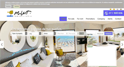 Desktop Screenshot of inmobiliariamut.com